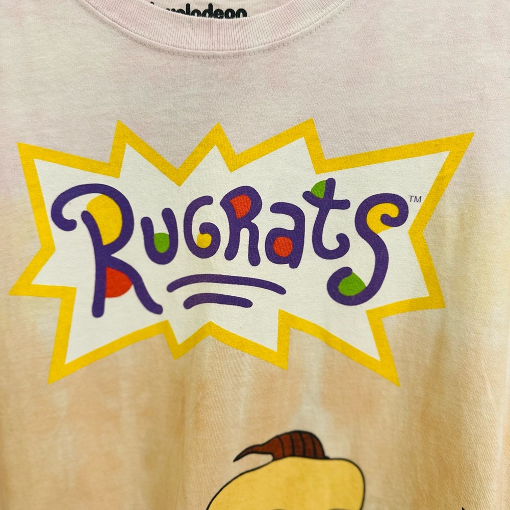 Nickelodeon Pink and Tan Rugrats Long Sleeve Tee - Picture 3 of 6